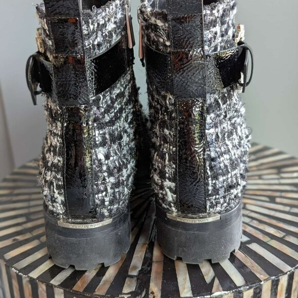 Michael Kors Frieda Tweed Boots - Picture 3 of 6